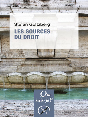 cover image of Les sources du droit